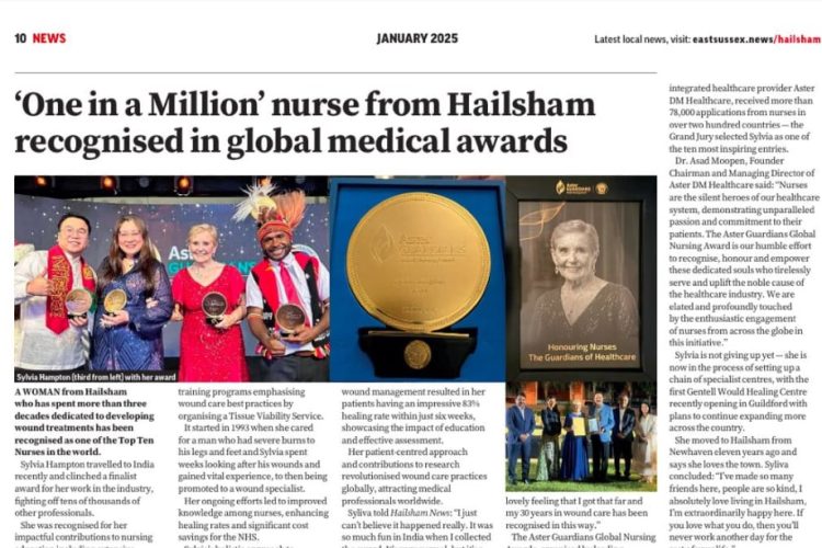 AWARD HAILSHAM NEWS